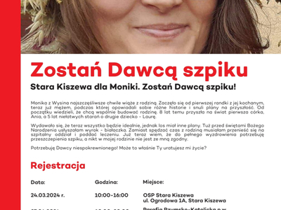 Zostań Dawcą szpiku!