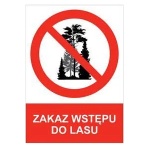 Zakaz wstępu do lasu