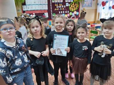 Światowy Dzień Kota w przedszkolu w Drzycimiu