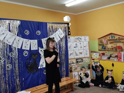 Światowy Dzień Kota w przedszkolu w Drzycimiu