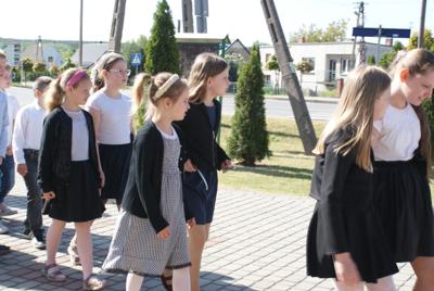 Nadanie nowego sztandaru dla szkoły w Gródku