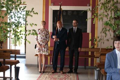 Nadanie nowego sztandaru dla szkoły w Gródku