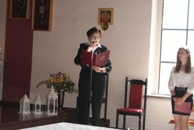 Nadanie nowego sztandaru dla szkoły w Gródku