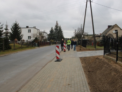Chodnik w Gródku odebrany