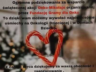 Dyplom- podziękowanie za udział w akcji. 