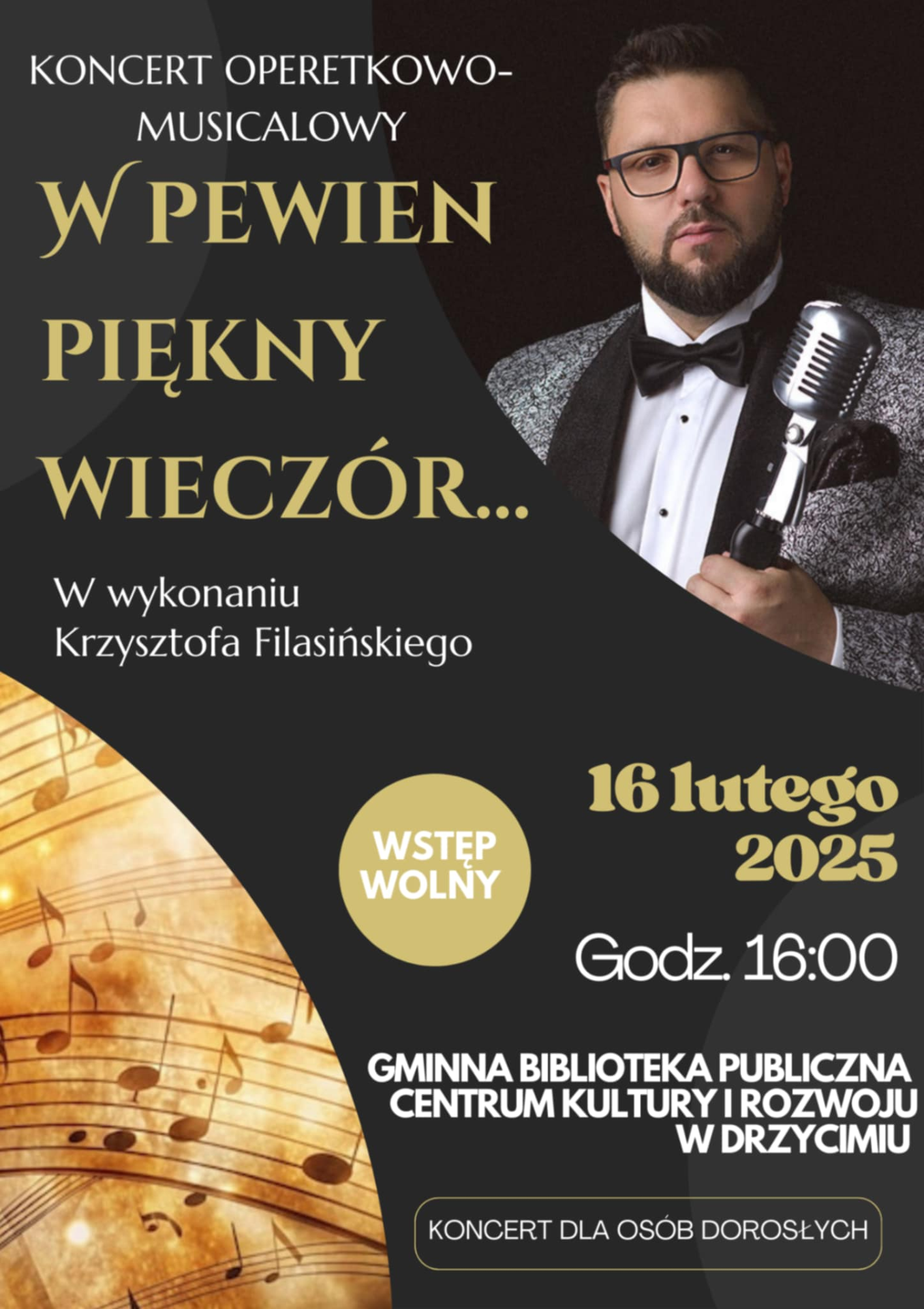 Plakat koncertu