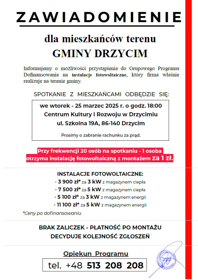Zawiadomienie