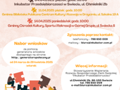 Plakat - Działaj Lokalnie