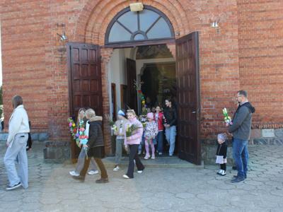 Uroczyste podsumowanie „Konkursu na najładniejszą palmę wielkanocną”.