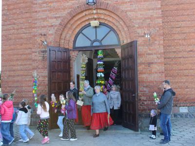 Uroczyste podsumowanie „Konkursu na najładniejszą palmę wielkanocną”.