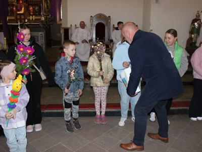 Uroczyste podsumowanie „Konkursu na najładniejszą palmę wielkanocną”.