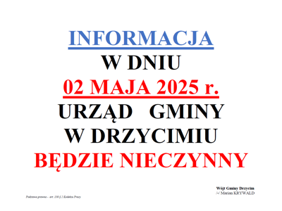 urząd będzie nieczynny