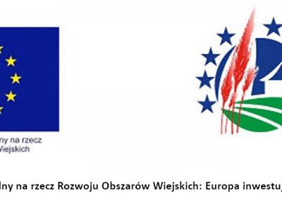 Logotypy Flaga UE i Logo PROW