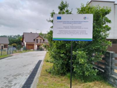 Odbiór ulic Okrężnej i Wdeckiej w miejscowości Gródek