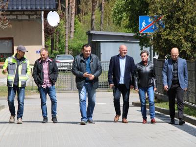 Odbiór ulic Okrężnej i Wdeckiej w miejscowości Gródek