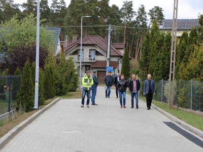 Odbiór ulic Okrężnej i Wdeckiej w miejscowości Gródek