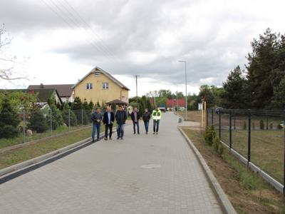 Odbiór ulic Okrężnej i Wdeckiej w miejscowości Gródek