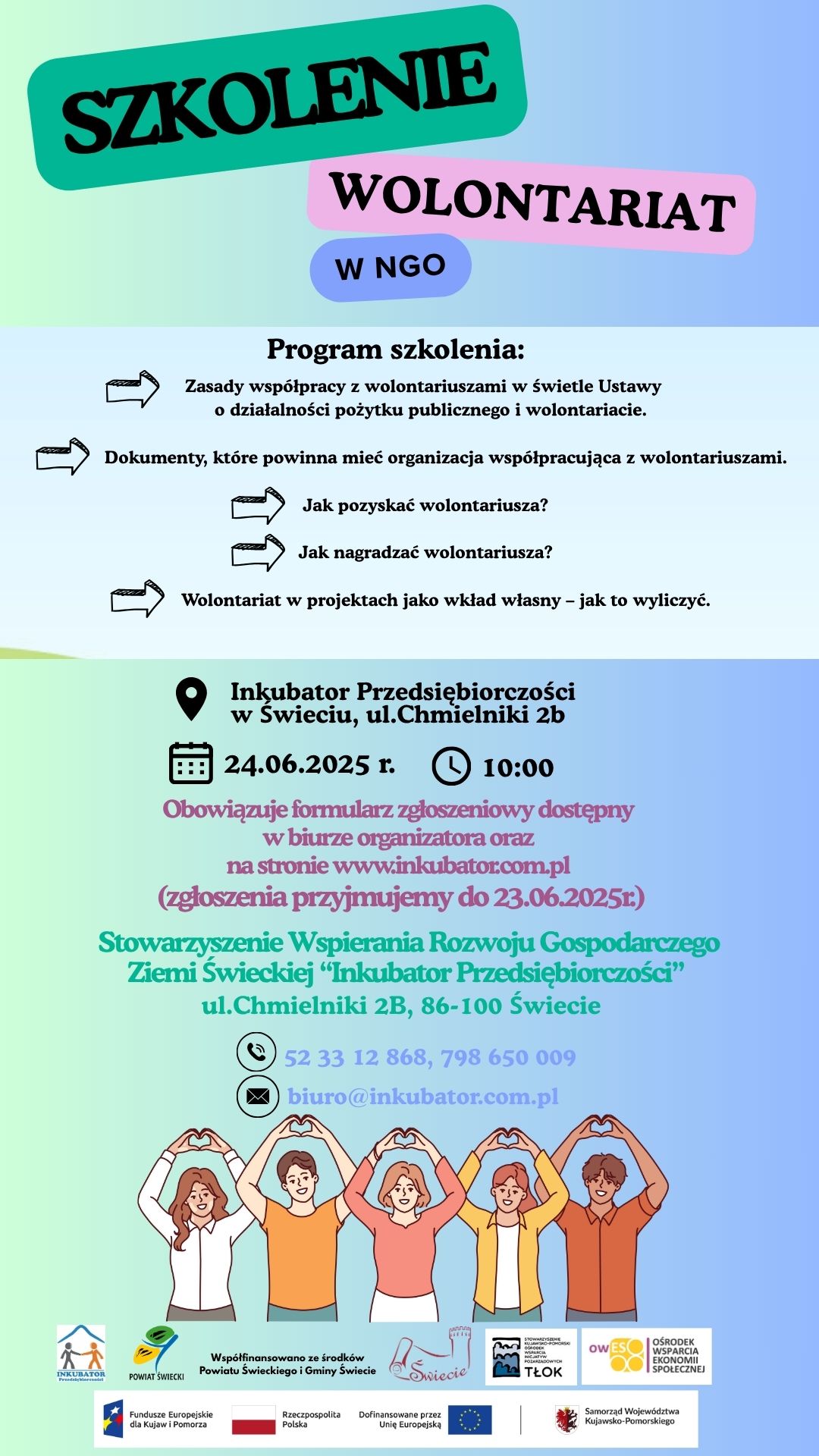 Plakat szkolenia