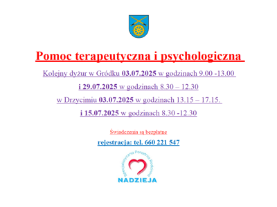 pomoc terapeutyczna i psychologiczna