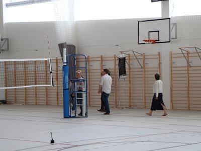 końcowy odbiór Budowy Hali sportowej przy Szkole Podstawowej w Drzycimiu