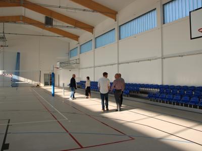 końcowy odbiór Budowy Hali sportowej przy Szkole Podstawowej w Drzycimiu