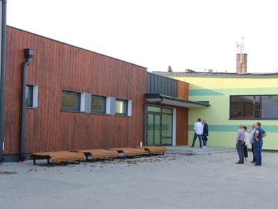 końcowy odbiór Budowy Hali sportowej przy Szkole Podstawowej w Drzycimiu