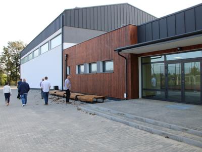 końcowy odbiór Budowy Hali sportowej przy Szkole Podstawowej w Drzycimiu
