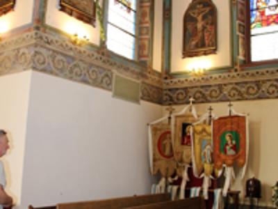 Końcowy odbiór kościoła w Drzycimiu
