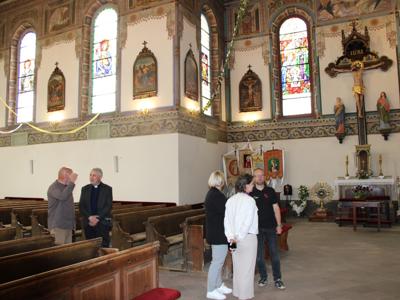 Końcowy odbiór kościoła w Drzycimiu