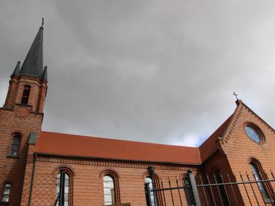 Końcowy odbiór kościoła w Drzycimiu