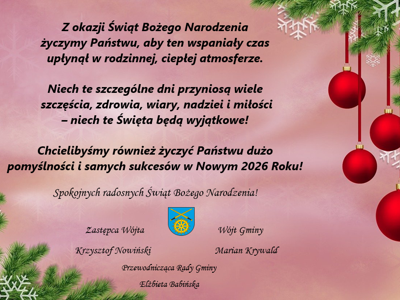 Życzenia Świąteczne
