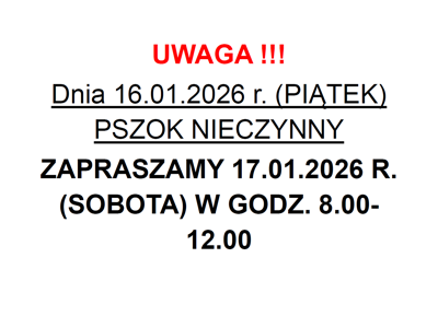 PSZOK nieczynny