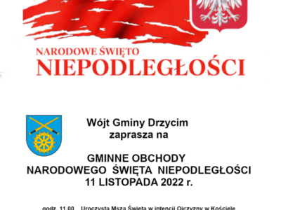 Plakat z okazji obchodów Dnia Niepodległości