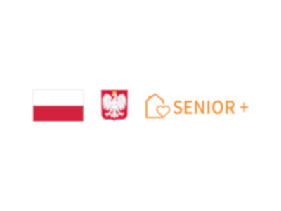 Logotyp - flaga PL, Godło Polski, Program Senior Plus