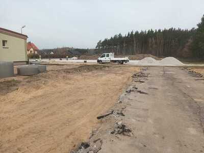 Budowa boiska wielozadaniowego w Gródku.