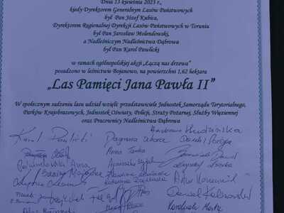 Ogólnopolska akcja „Łączą Nas Drzewa”.