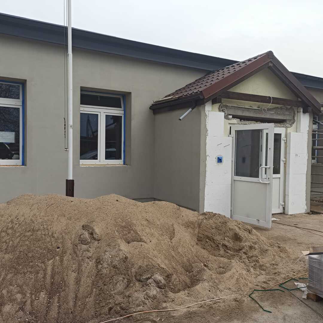 Remont świetlicy w Sierosławiu