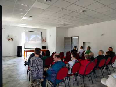 wyświetlanie filmu animowanego „Energia dla Gdyni” – wewnątrz budynku