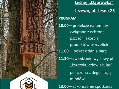 Plakat spotkania pszczelarzy