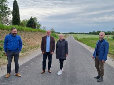 Odbiór drogi w Lubocheni