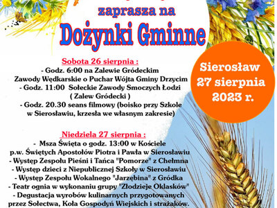 Plakat dożynek