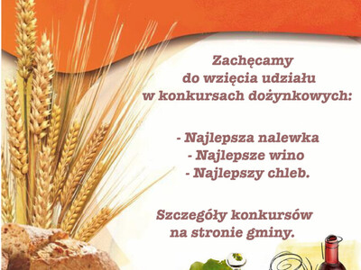 plakat konkursy dożynkowe