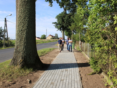 Chodnik na Podgórnej w Drzycimiu jest już gotowy
