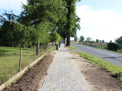 Chodnik na Podgórnej w Drzycimiu jest już gotowy