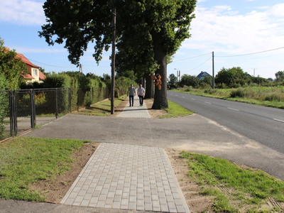 Chodnik na Podgórnej w Drzycimiu jest już gotowy