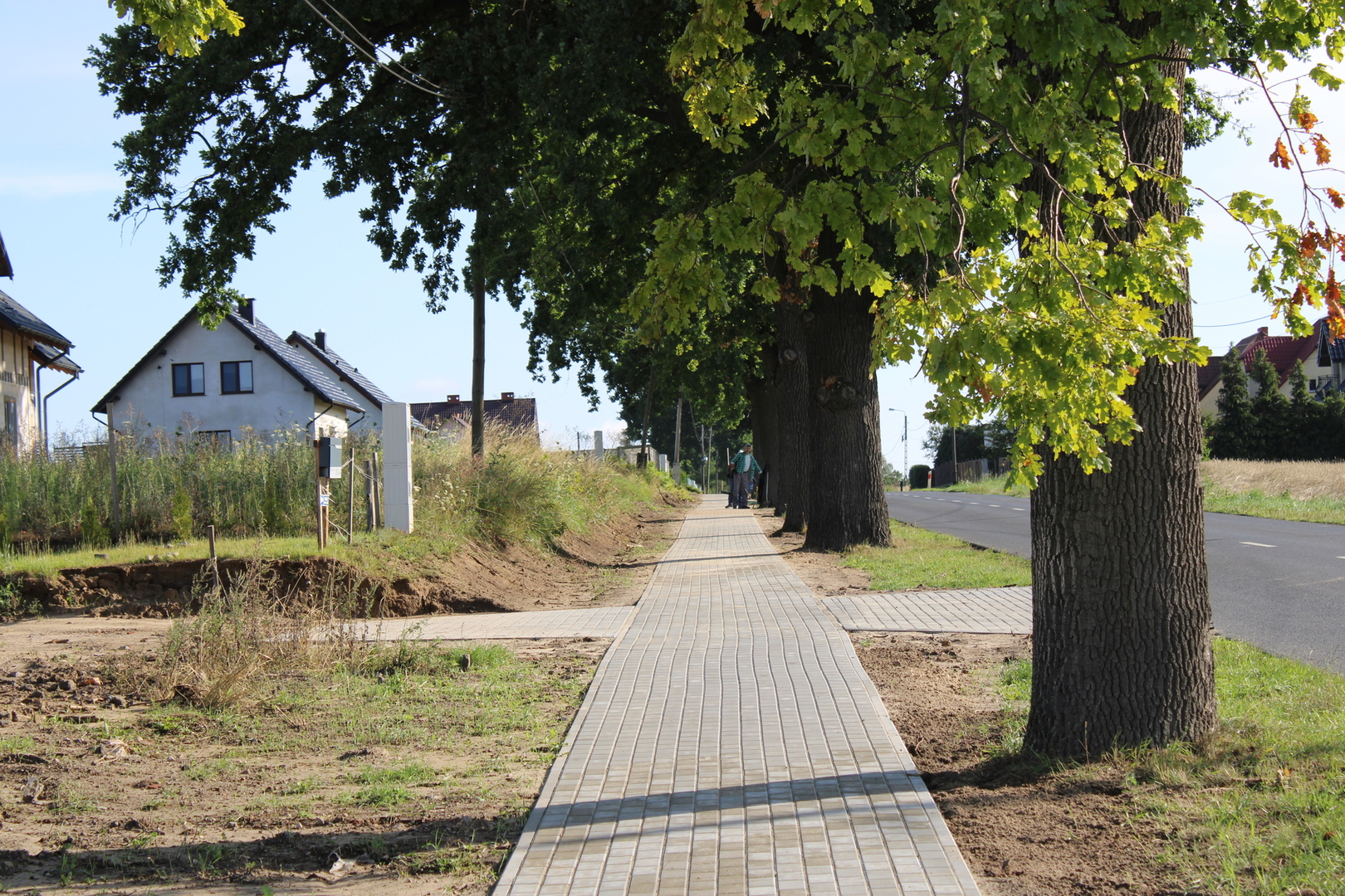 Chodnik na Podgórnej w Drzycimiu jest już gotowy