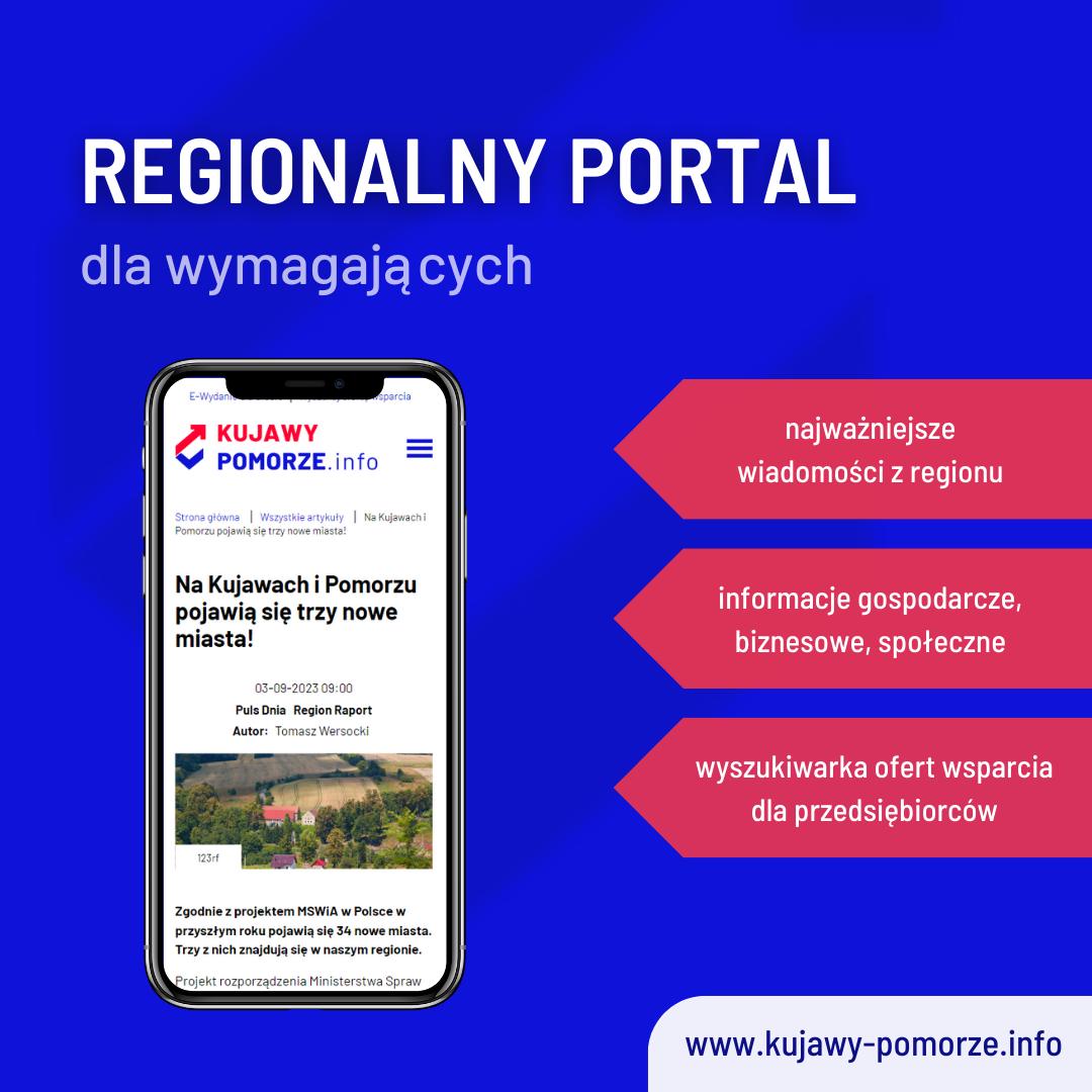 Zapraszamy na regionalny portal informacyjny kujawy-pomorze.info