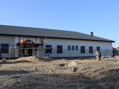 Dzisiaj odbył się częściowy odbiór budynku biblioteki w Drzycimiu.