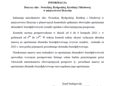 Informacja w wersji obrazkowej