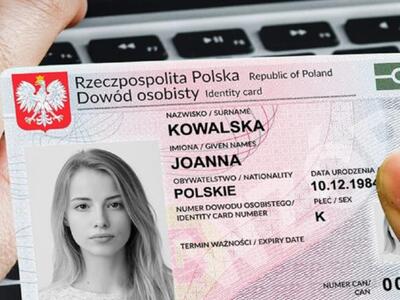 Dowód osobisty.